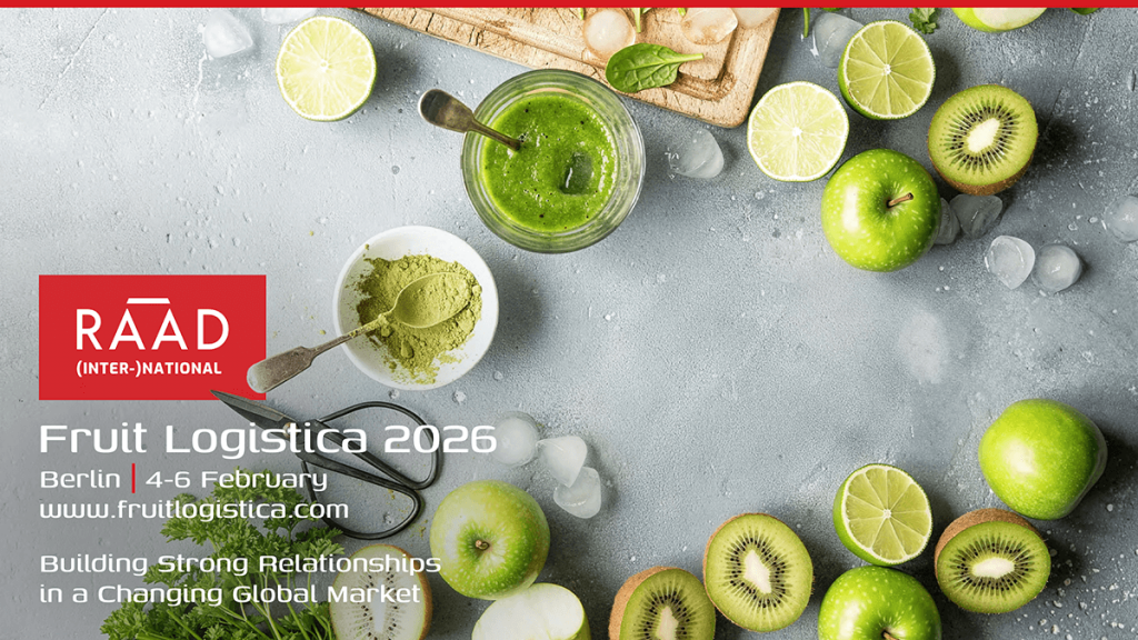 RAAD (Inter-)national joins Fruit Logistica 2026 in Berlin to reconnect, exchange ideas, and explore new opportunities across the global fresh produce market.